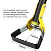 Handheld Stainless Steel Weeding Stirrup Hoe Soil Loose Rank Grass Trimming Rake Farm Garden