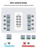 Smart Wireless Switch 433Mhz 16A 4Key RF Switch Module Remote Control AC 100V-240V Mini Relay Receiver Light Fan Garage Door