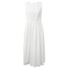 Sancai 2026 Summer Airy Balloon Waist-Cinching Long Dress