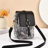 Women Vintage Crossbody Phone Bag Mobile Phone Bag PU Leather Multi-compartment Shoulder Bag Rivet Decoration Multi-functional Storage Wallet Handbag