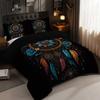 3pcs Bohemian Pattern Printed Bedding Set, 1*quilt Cover+2*pillowcase, Suitable for Couples and Adults Bedrooms