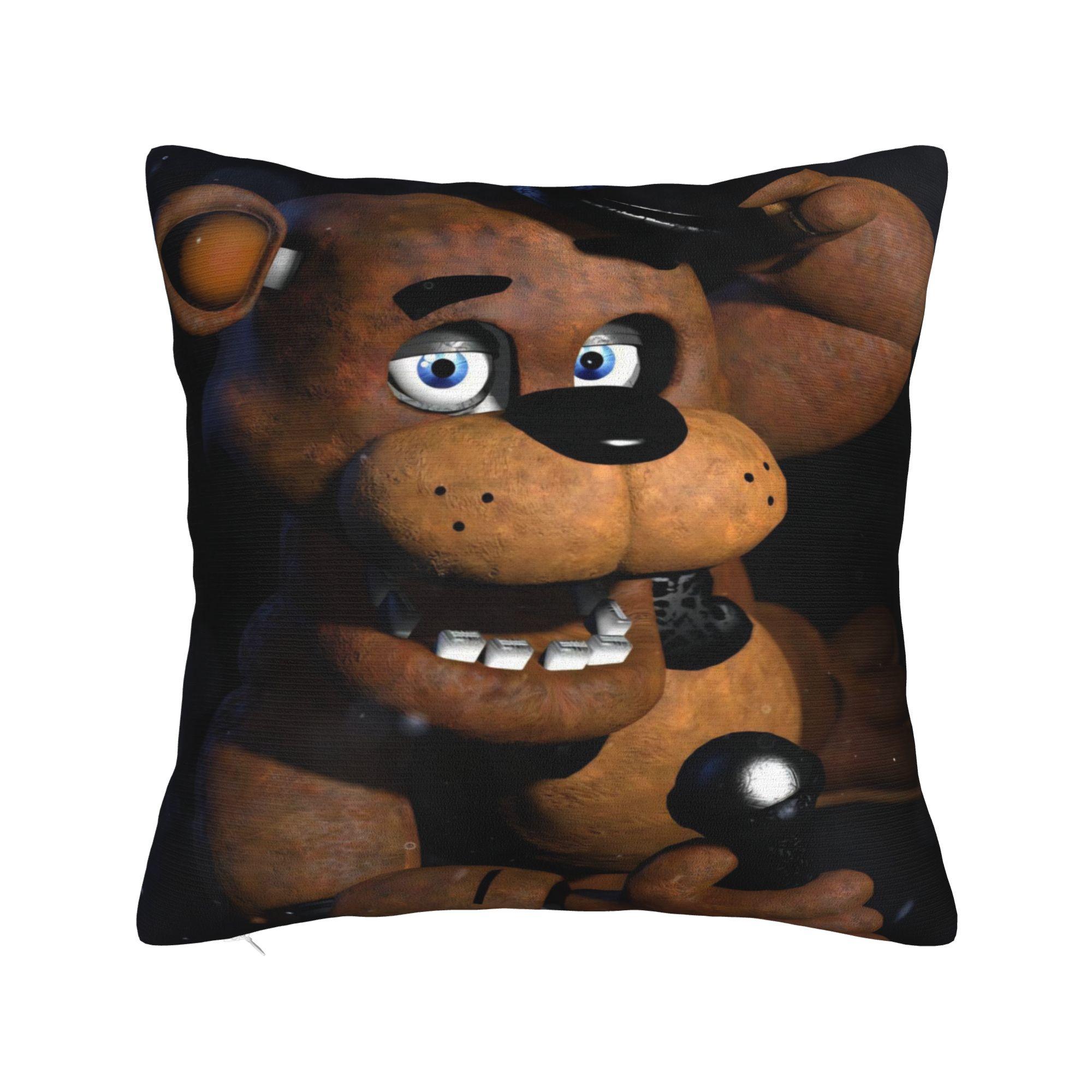 

Decorative Pillow Covers FNAF At Freddys Product Chair Throw Pillow Case Cover Drop Shipping Multi Size 12x12Inch