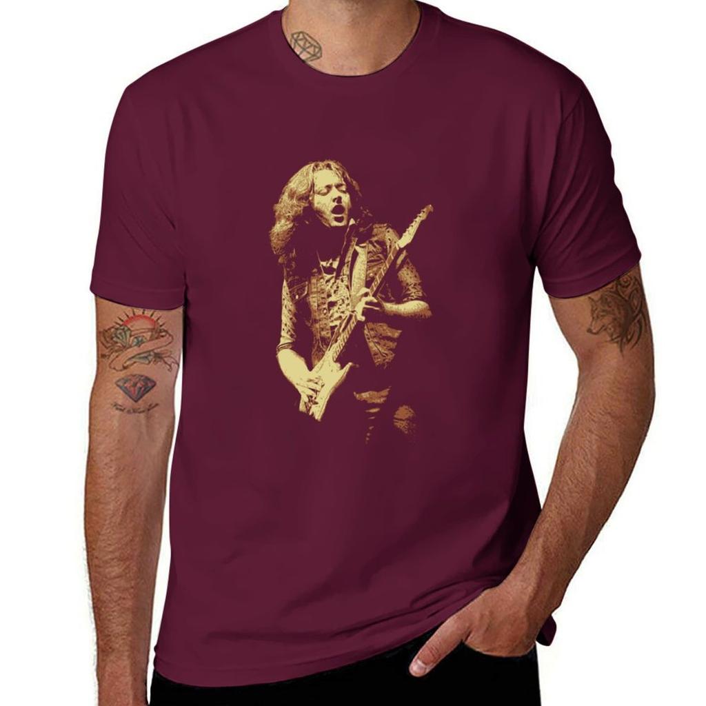 Rory Gallagher Tshirt Summer Top Animal Prinfor Boys Quick Drying Plain Men Clothes
