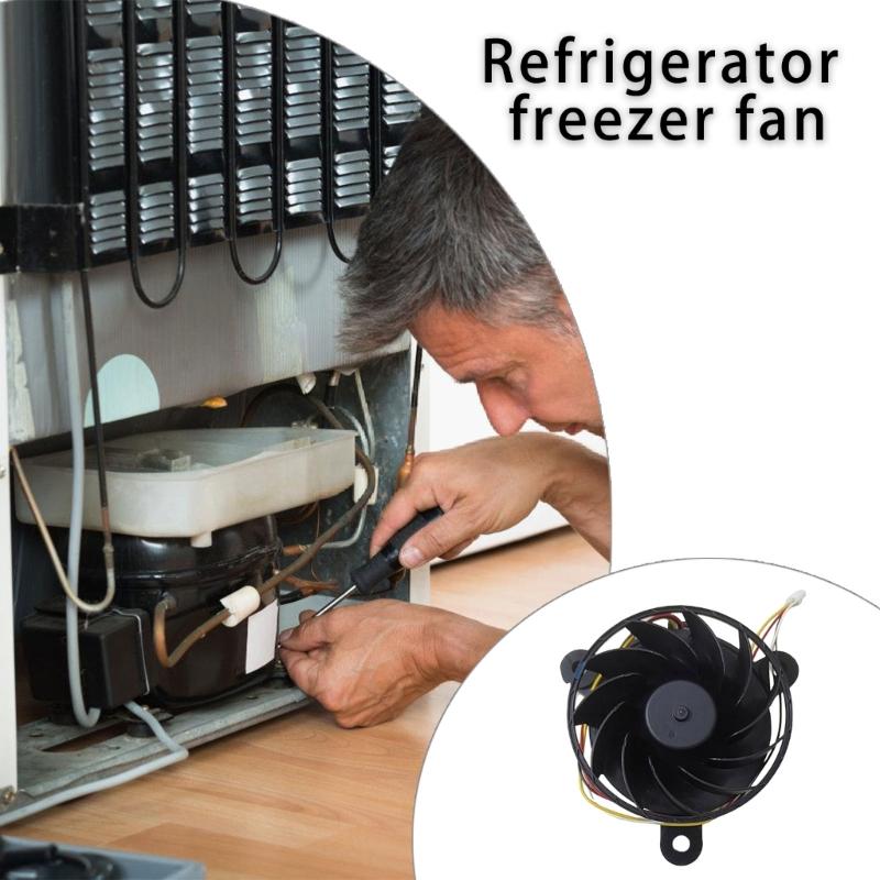 12V 0.12A 12CM 10025 Refrigerator Fan Motor Assembly For GW10C12MS1BA-57232 Cooling Replacement Housing Accessories
