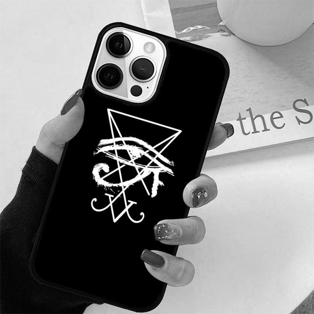 Sigil of Lucifer Coque Shell For iPhone 17 Air 15 16 14 13 12 Pro Max 11 Pro Max Plus Phone Case Cover