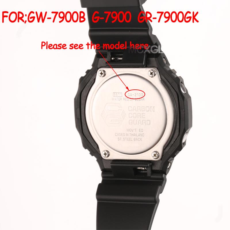 Żywiczny Pasek Zamienny Pasujący do Casio 10330771 GW-7900 GW-7900B G-7900 GR-7900 Pasek do Zegarka Męski Wodoodporny 16mm Akcesoria