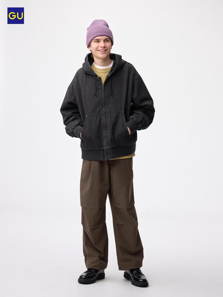 Uniqlo Gu Wide Parachute Pants