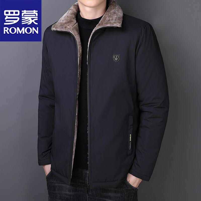 

ROMON Men s Casual Loose Cotton Padded Jacket 8XL