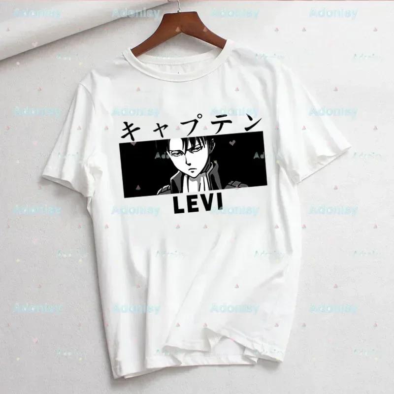 Levi Ackerman Eye Woman Print Harajuku Summer Anime Attack on Titan Tshirts Casual Round Neck Short Slee Top Tee Shirt Drop Ship