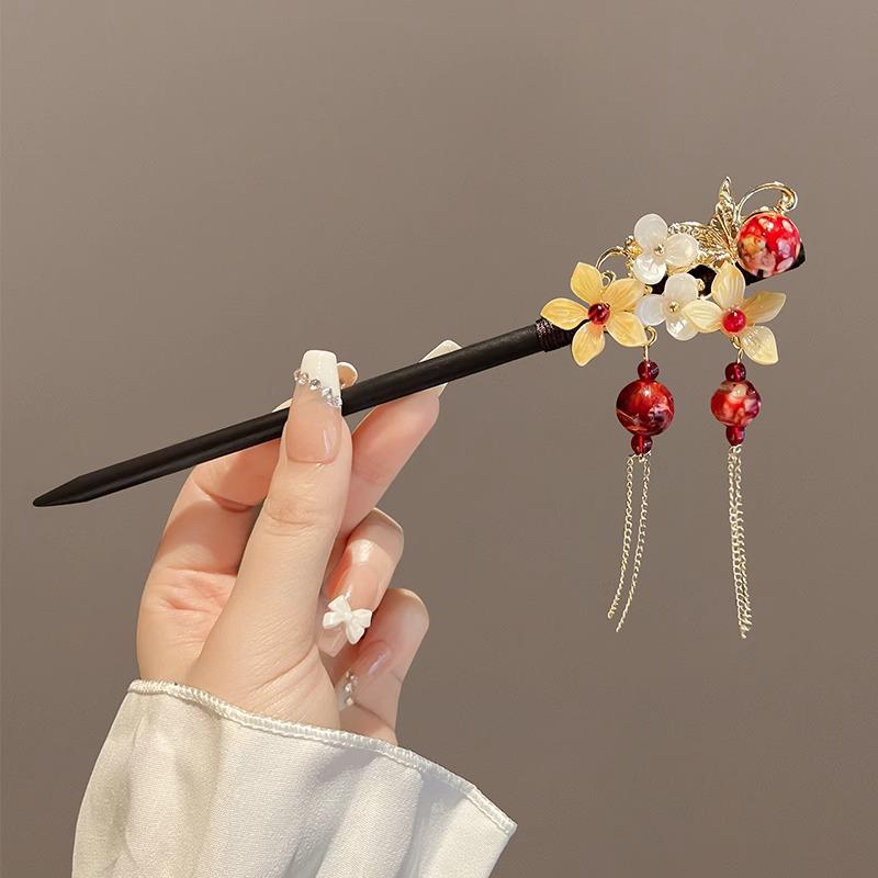 Neue Haarnadeln für Damen & Kinder 2025: Elegante Hanfu Hochsteckfrisur Accessoires im alten chinesischen Stil