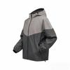 Herbst 2026 schillernde Patchwork-Jacke mit Farbverlauf - Reflektierende Kleidung für Radfahren und Nachtsicherheit.