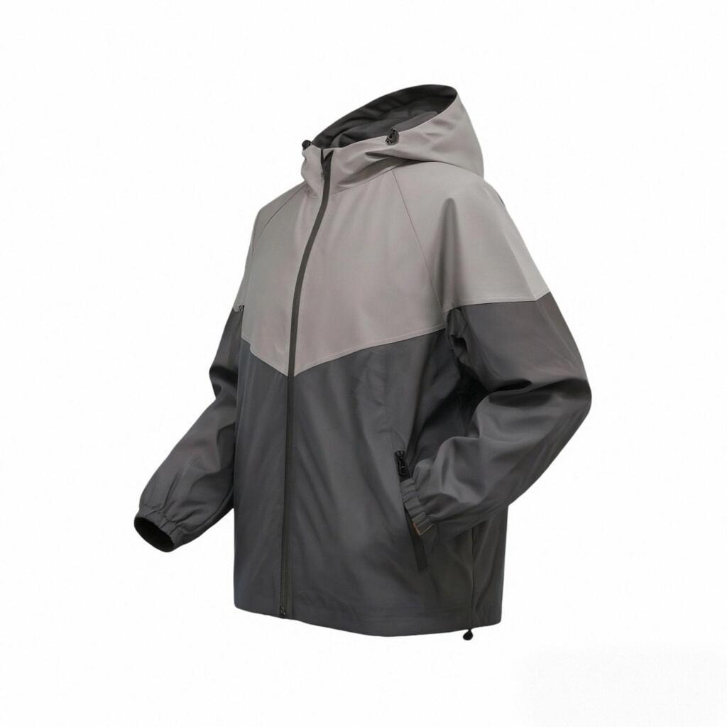 Herbst 2026 schillernde Patchwork-Jacke mit Farbverlauf - Reflektierende Kleidung für Radfahren und Nachtsicherheit.