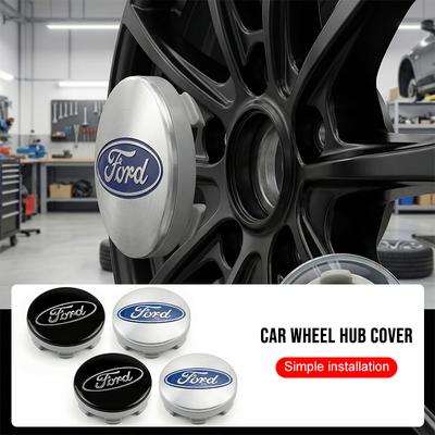 4 ks 54MM Auto Znak Odznak Krytky Středových Krytů Koleček Auto Kryt Ráfku Pro Focus Mk2 Mk3 Fiesta Ranger Mondeo S-MAX Kuga Mustang Auto Doplňky