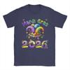 Mardi Gras  Jester Unisexs T Shirt  Funny Tees Short Sleeve O Neck TShirts Cotton Classic Tops