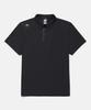 DESCENTE Men'S Woven Polo Short Sleeve T-Shirt Black Sr321Dps71