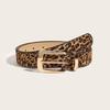 Waist Belt Cowgirl Leopard Print Waist Belt Stylish Retro Waistband for Dress
