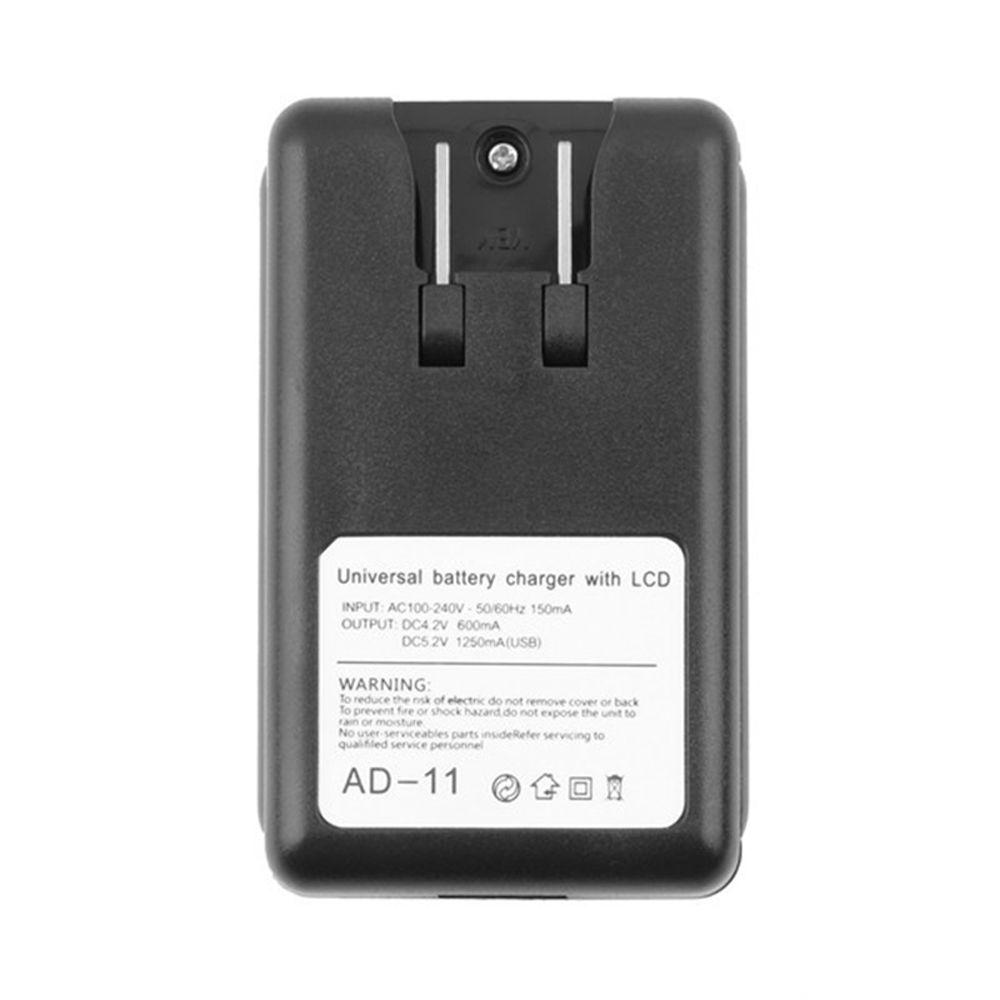 quality US Plug LCD Indicator Screen USB Port Mobile Battery Charger Desktop Charger LCD Display