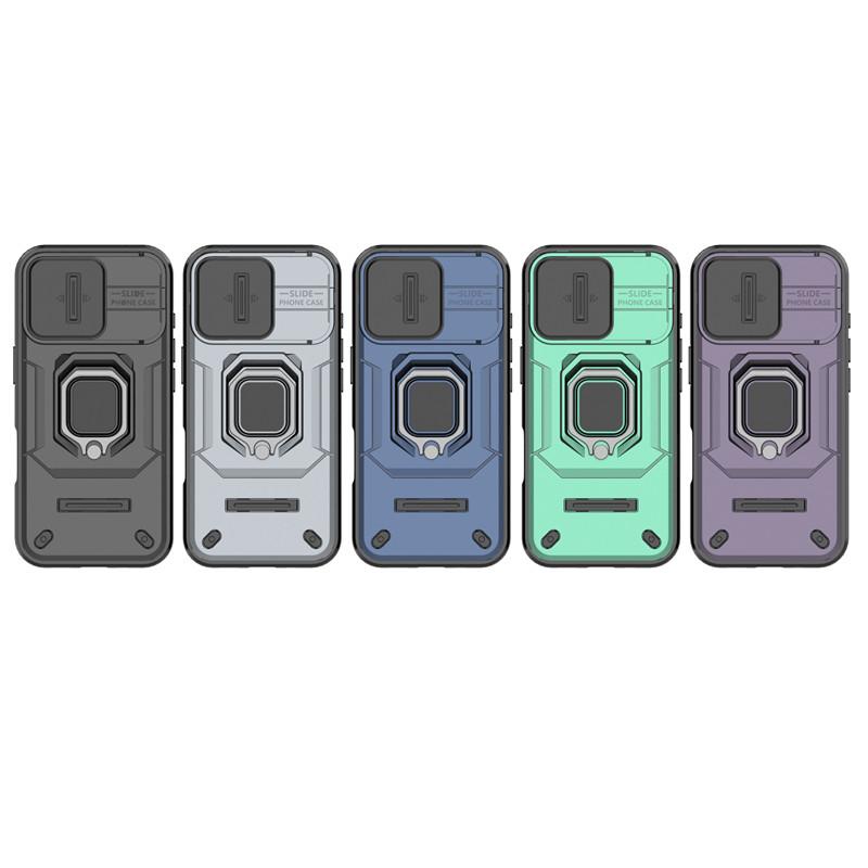 For iPhone 17 Case Slide Camera Phone Case For apple iPhone 17 Air iPhone 17 Pro Max Cover Armor PC Shockproof Back Cover Cases