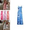 Women's Oversized Floral Printed Sleeveless Maxi Dress For Summer Holidays
