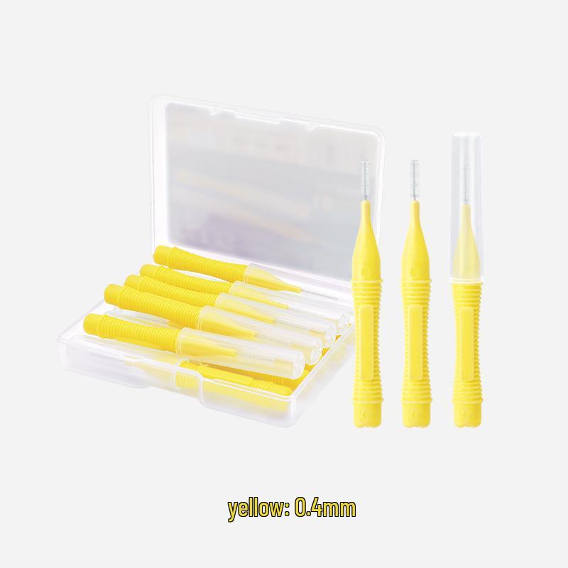 Customizable I-Type Superfine Interdental Brush for Orthodontic Care - Soft Bristles for Effective Cleaning