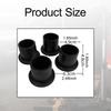 4Pcs Drum Feet Slipcover Electronic Stand Covers Multipurpose Replacement Non Slip Floor