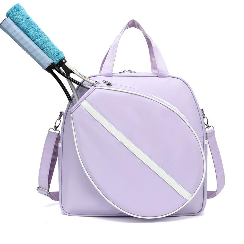 Tenisová a badmintonová taška v korejském stylu 2025 – Velkokapacitní, do ruky, přes jedno rameno, crossbody taška na rakety