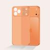 Ultra Thin 0.3mm Matte Orange Hard Case for For Iphone 17 Pro Max Transparent PP Clear Soft Shell Cover Compatible with For Iphone AIR