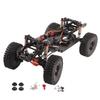 RC 2 Speed Transmission Chassis Frame with Differential Portal Axle for Traxxas RC Crawler Car with Wheel