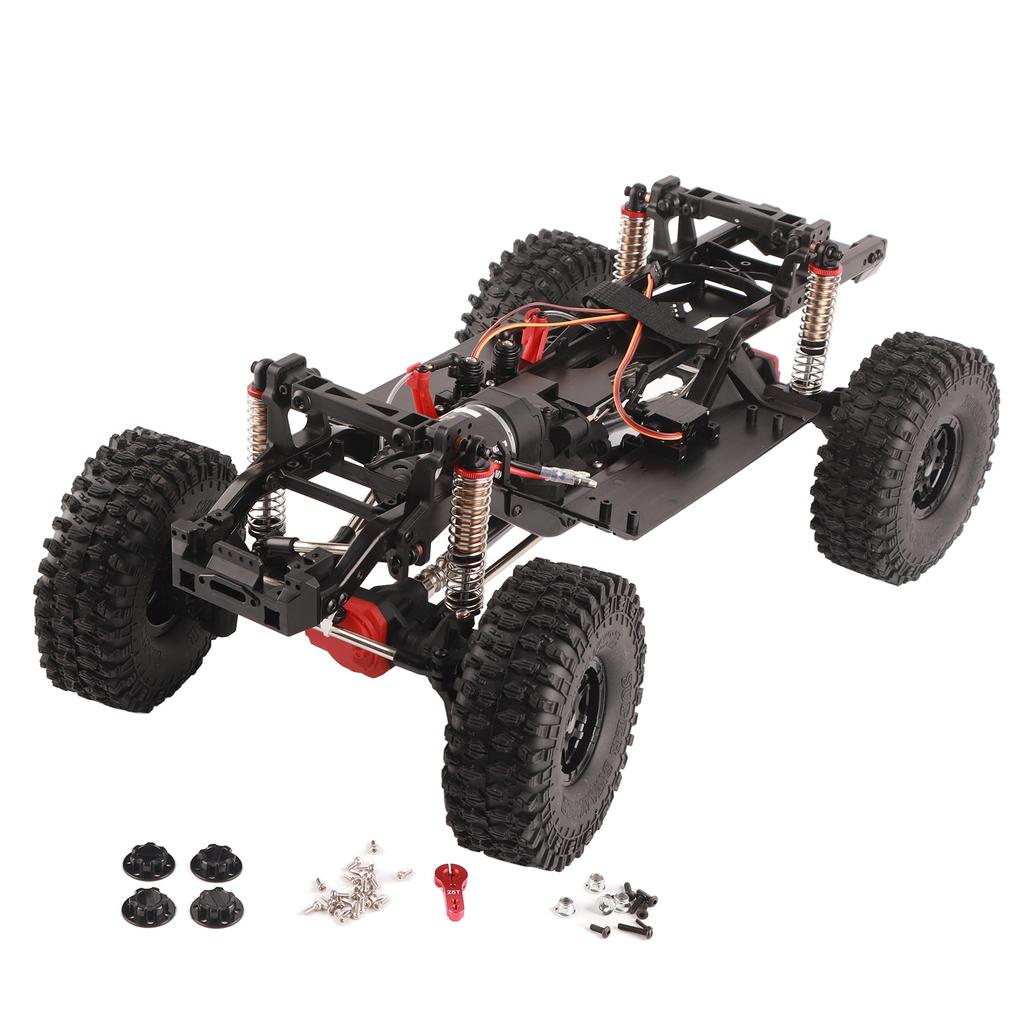 RC 2 Speed Transmission Chassis Frame with Differential Portal Axle for Traxxas RC Crawler Car with Wheel
