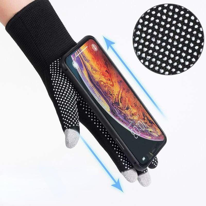 2PCS Sun Protection Outdoor Activity Mountaineering Gloves Breathable Driving Bikes Men and Women TouchScreen Gloves Bicycle Running Gloves