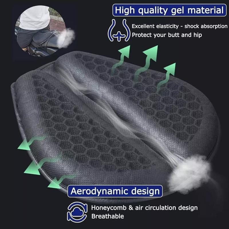 Motorcycle Cushion Shock Absorbing Breathable Sunproof Shock Absorbing Seat Cover Motorcycle Seat Cover