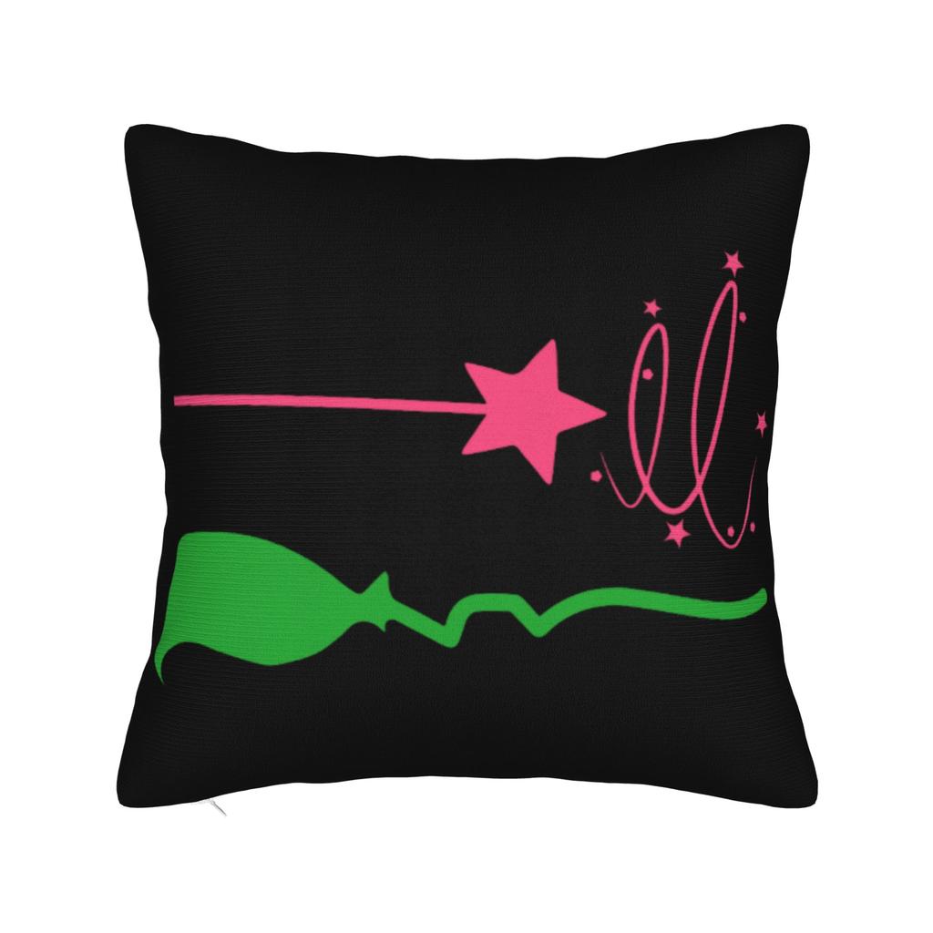 W-Wicked 2 Musical Movie Glinda Elphaba Pillow Cover Morden Pillow Case For Office Car Home Decor Comfy Pillowcases Gift