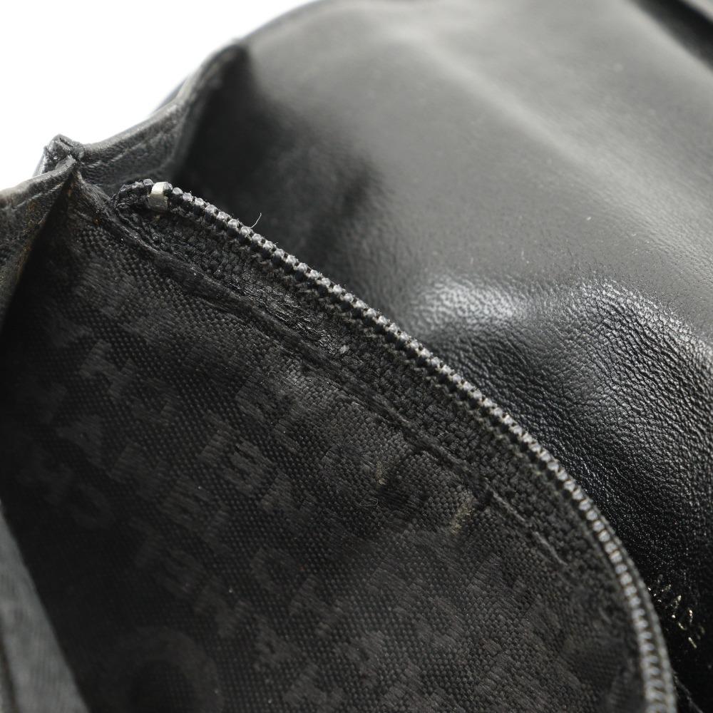 CHANEL icon Purse COCO Mark NO5 black Calfskin Women Used