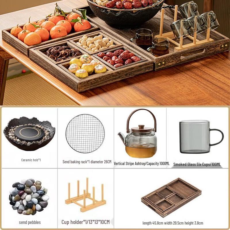 Electric Ceramic Tea Stove & Glass Teapot Set