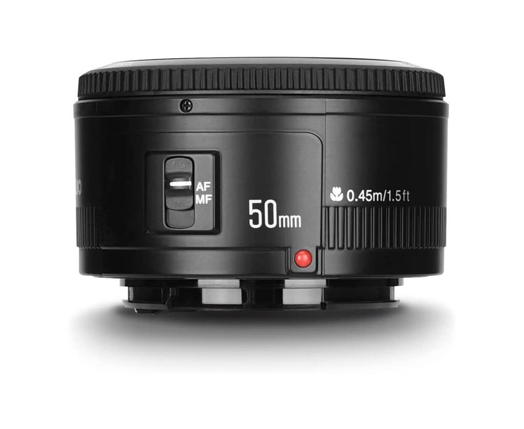 YONGNUO Canon YN50mm Prime Lens for Canon EF Standard Lens F1.8 Mount, Full-Frame Compatible,