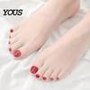 Ultra-thin Foot Tights Instant Pedicure Toe Tights, Breathable Sheer Nail Art Socks, Women Lightweight for Summer Sandals Open-Toe Heels Slippers
