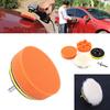 5Pcs 4" Polishing ing Pad Kit Tool For Car Polish    With M10 Drill Adapt
