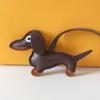 Mini Bear Keychain PU Leather Animals Keyring Hanging Ornament Backpack Handbag Charm Gift For Men Women Korean Bag Charms Y2k