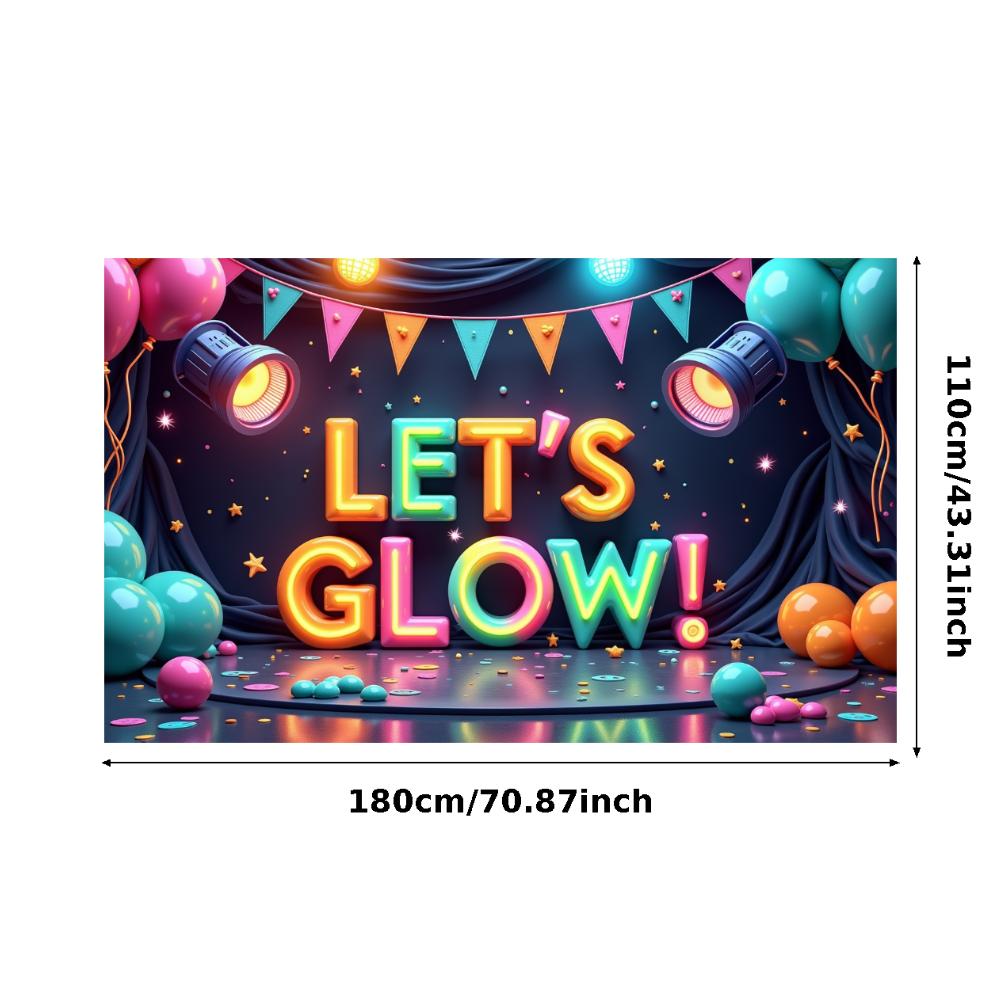 Photo Prop LED Neon Banner Party Decoration Glow Effect Neon Sign For Festival Decoration Party Celebration Night Event