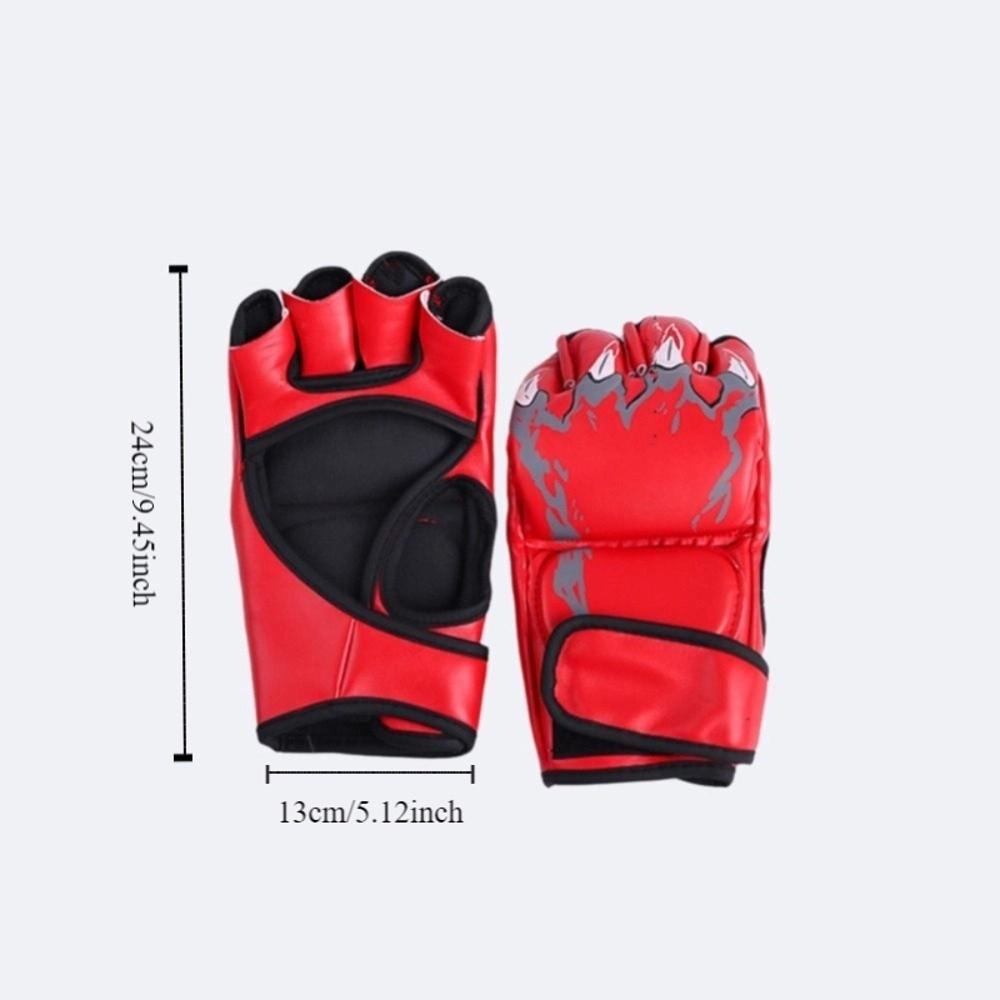 Thicken Padding Boxing Gloves Professional Training Gloves Fighting Gloves  Knuckles Protection