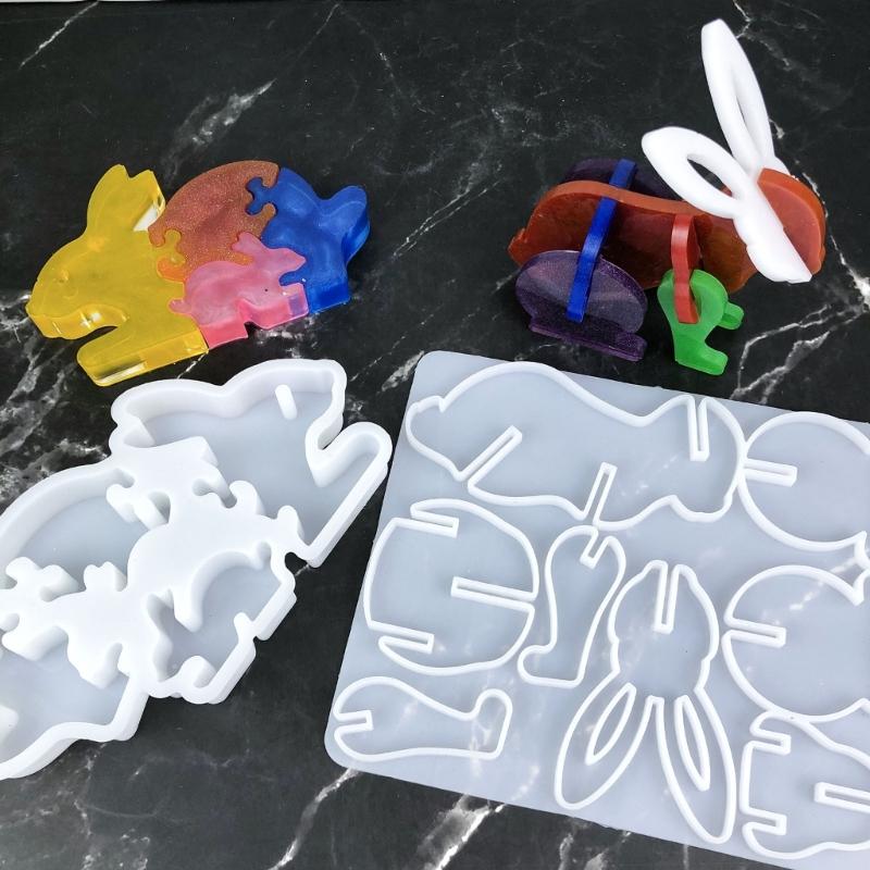 Practical Sturdy Silicone Mould Accessory for Rabbit Candle Holders Portable for Handmade Gifts and Home Accent