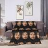 Ian Somerhalder Blankets Fleece Autumn/Winter Damon Salvatore Cat Multi-function Warm Throw Blanket for Bed Car Bedspreads