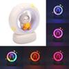 Table Lamp Rechargeable Nursery Nightlight Bedside Lamp Colorful Lighting Moon and Bunny for Bedroom Home Decor