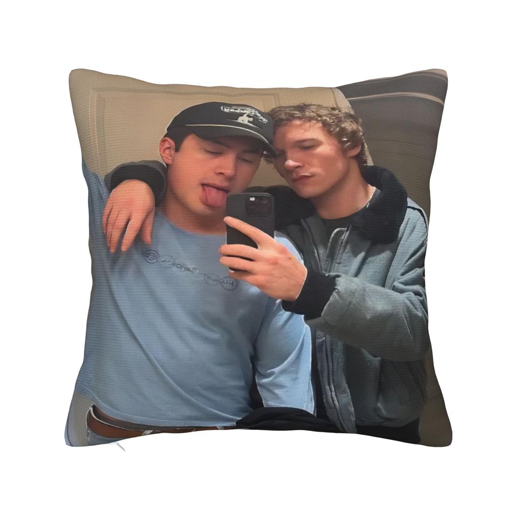 Vintage Shane Hollander & Ilya Rozanov Heated-Rivalry Pillowcases Cushion Cover Throw Pillow Cover Bed Decor Square Multi Size