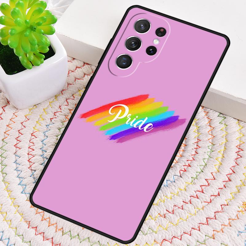 LGBT Pride Love Silicone Phone Case For Samsung Galaxy note 10 pro S26 S25 S24 S23 S22 S21 Plus S25Ultra Capa Cover