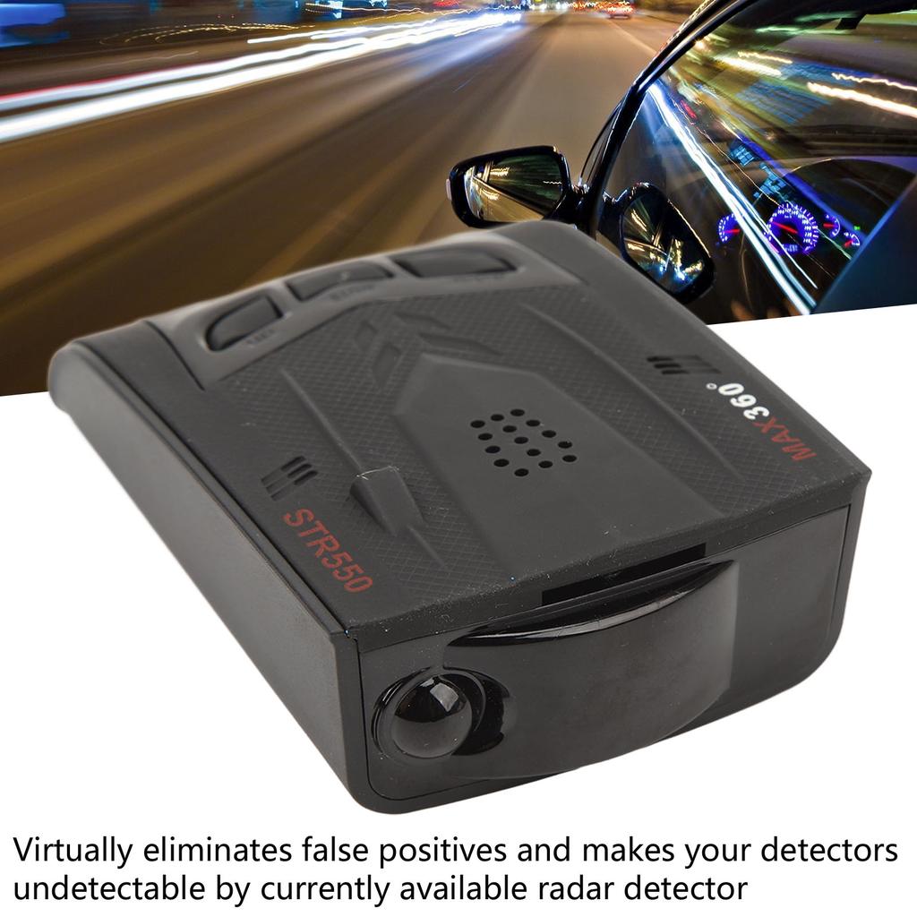 Car Radar Detector 360 Degree Detection Voice Prompt Quick Response 16 Band Speed Tester