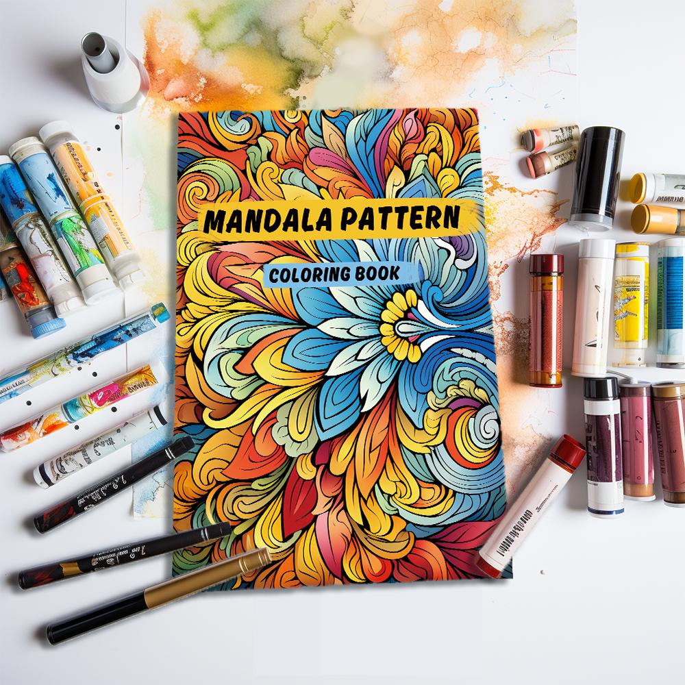 1 Stk., Miau Malbuch ,Malbuch für Jugendliche,25 verschiedene Muster,100 g/m² dickes Papier,Stressabbau,Geburtstagsgeschenk