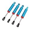 4Pcs RC Car Shock Absorber Aluminum Alloy Oil Damper for 110 Simulation Climbing Car 110mm Blue