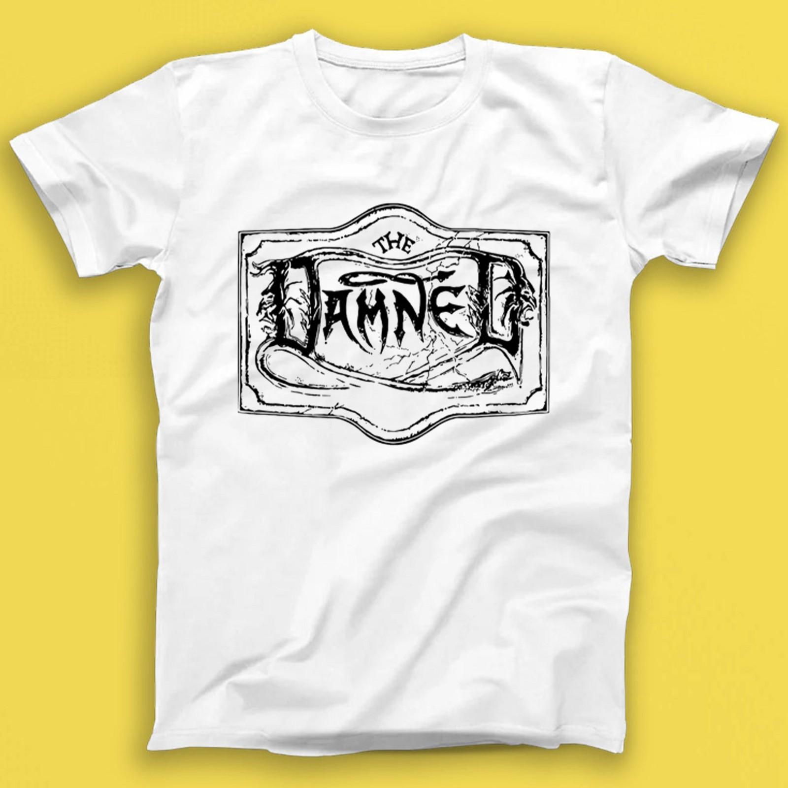 Damned The Black Album Punk Rock Music Gift Tee T Shirt 6032 S