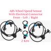 2 X  ABS Wheel Speed Sensor With Connector Front- L/R Fits Hummer H3 2006-2008